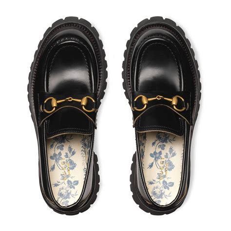 gucci loafer lug sole|gucci lug sole loafer women's.